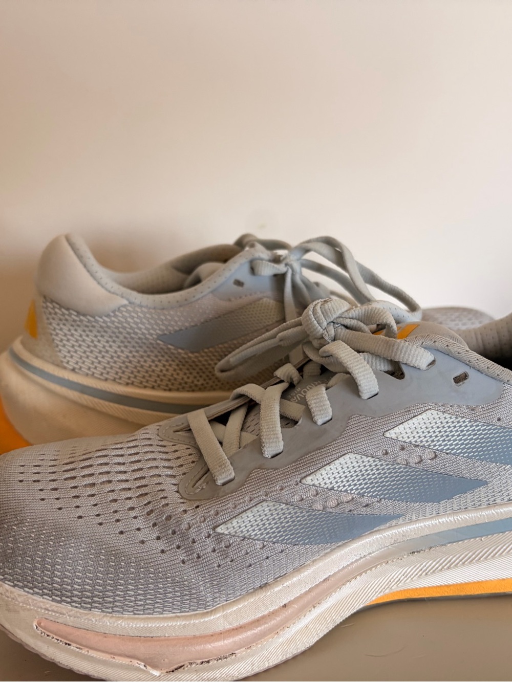 Adidas Supernova Rise Women’s Running Shoes Gray Blue Orange Sz 5.5 - Picture 7 of 12